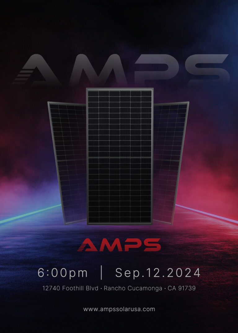 Join Us! AMPS Solar RE+ Post Party Invitation